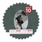 Dark Grey Suede Mat Board for 12x16 Frames - Oval Opening for 8x12 Photos